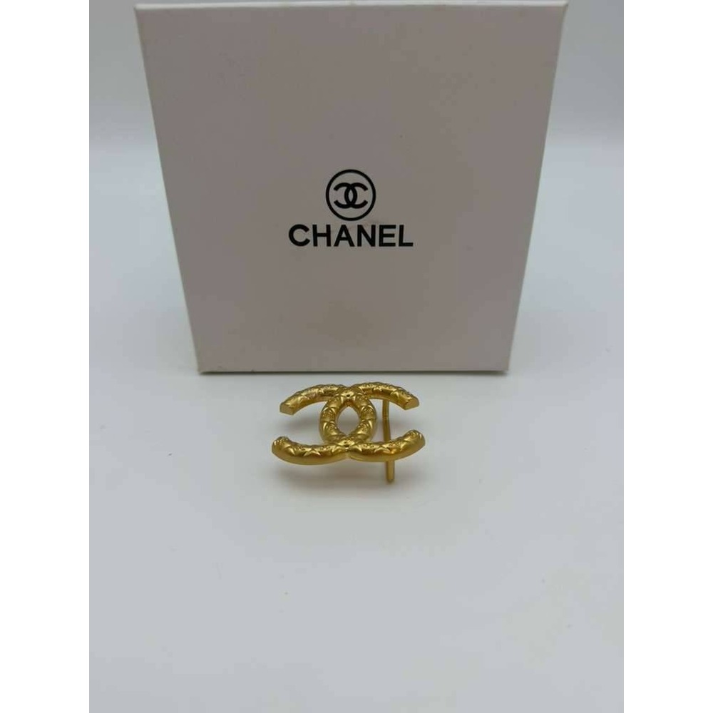 Chanel CC Logo Gold Belt Buckle – Textured – Buckle Only – Statement Piece - Picture 2 of 9